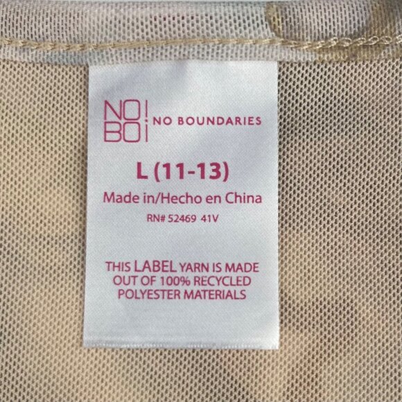 No Boundaries Sleeveless Tank Top Shirt Womens Large Angel Print New - Picture 7 of 11